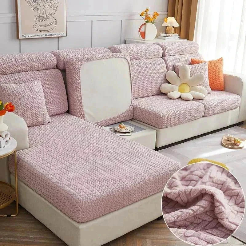 Magic Sofa Covers stretch sectional couch cover pink