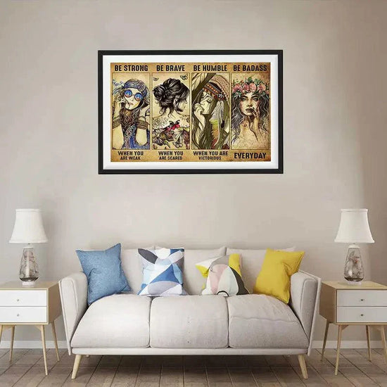 Inspiring 1pc Canvas Poster for Home Decor