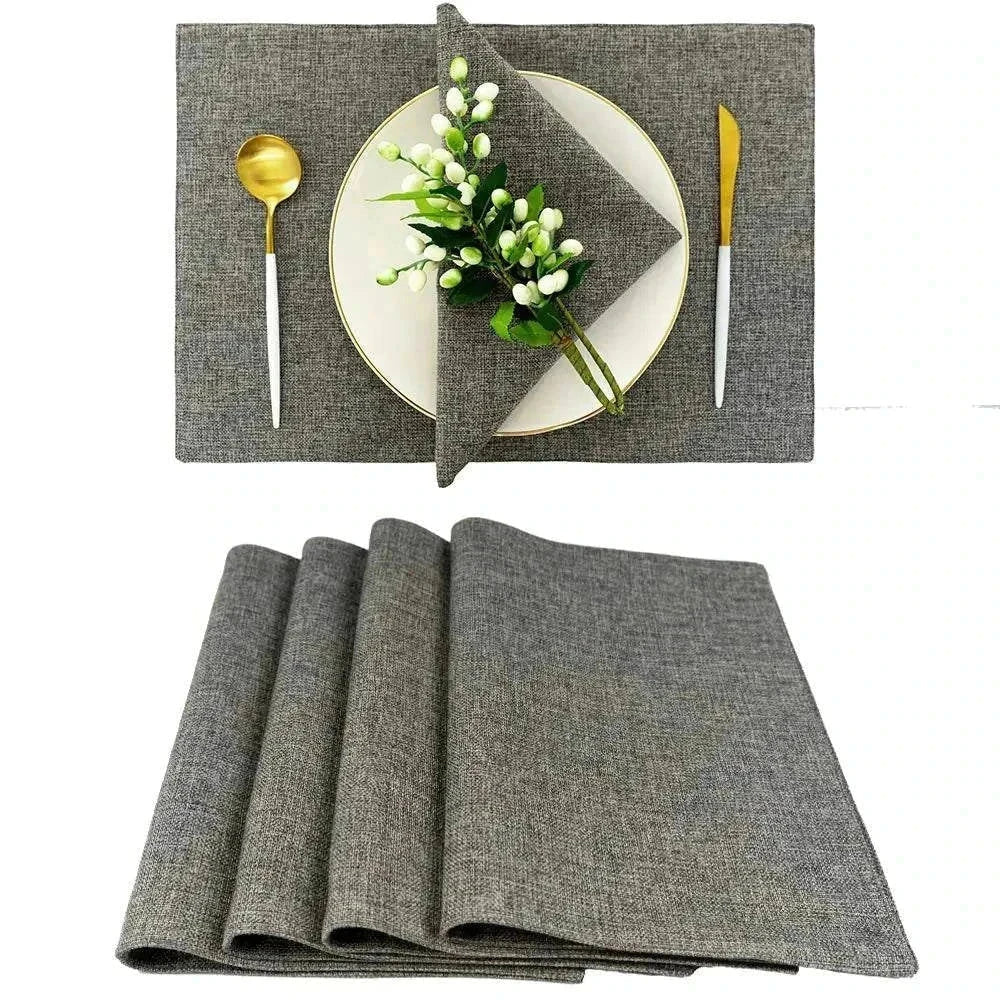 Faux Linen Placemats