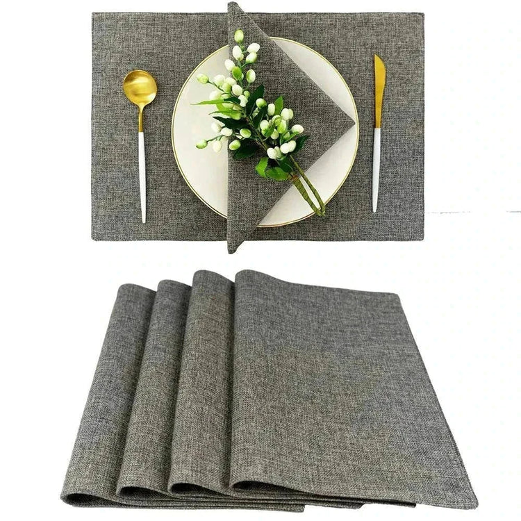 Faux Linen Placemats