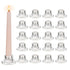Glasseam Glass Tapered Candlestick Holders