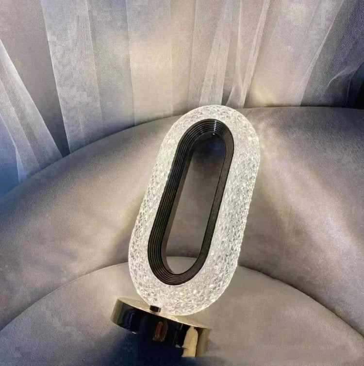 Crystal Touch Desk Lamp  Light Luxury Home Decor