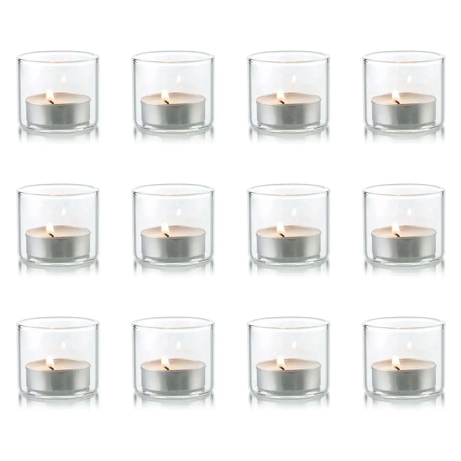 Clear Glass Votive Candle Holders