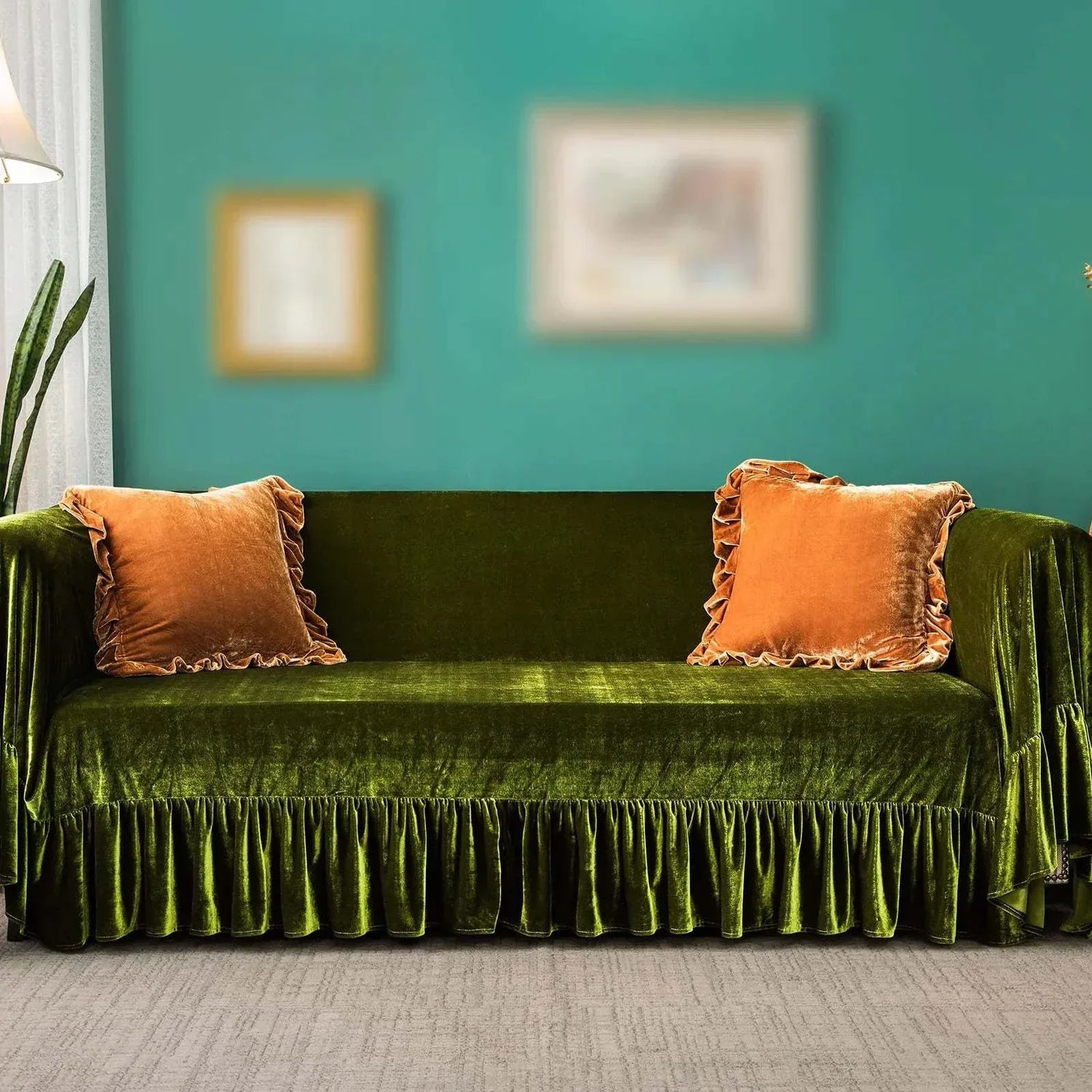 Velvet Sofa Cover