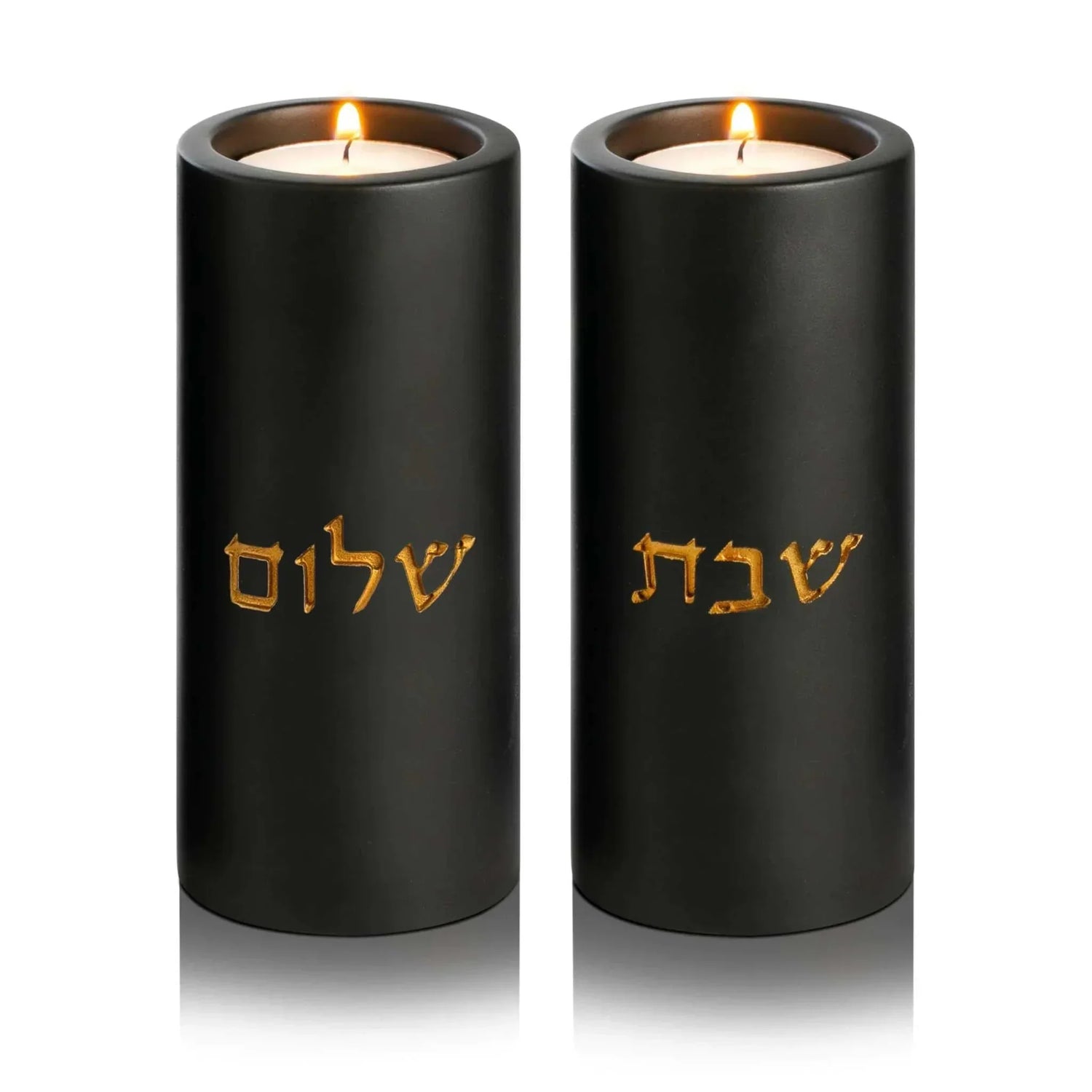 SURI Concrete Shabbat Candle Holders
