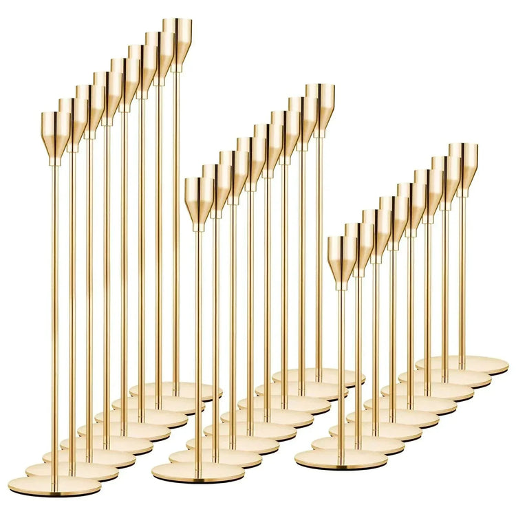 Gold Taper Candle Holders